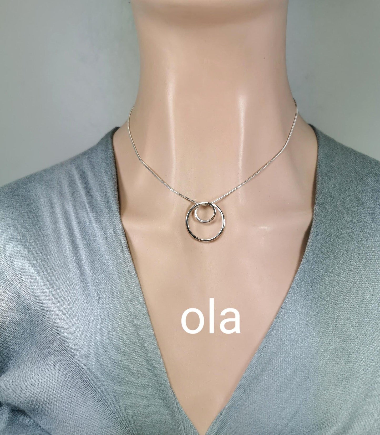 Anhänger aus 925 Silber, Möebiusschleife