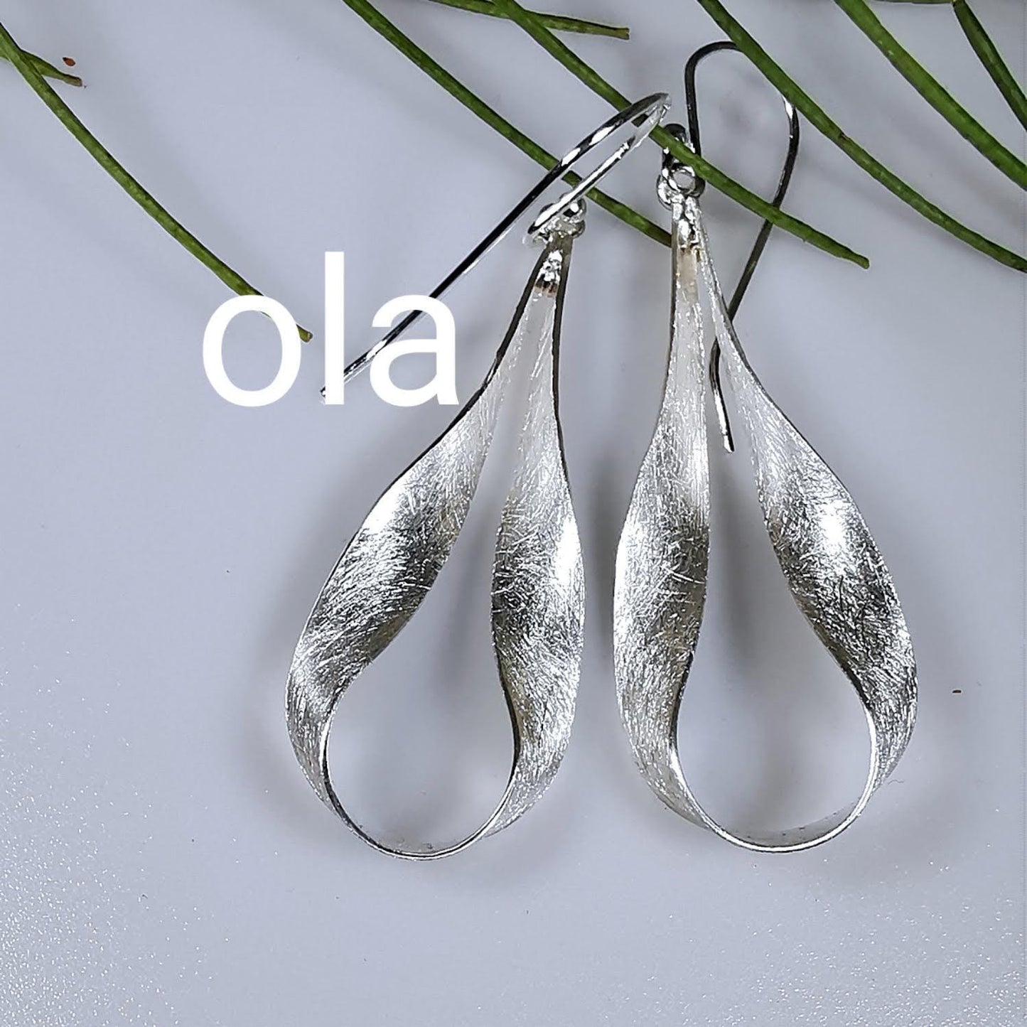 Ohrringe aus 925 Silber, Schleife