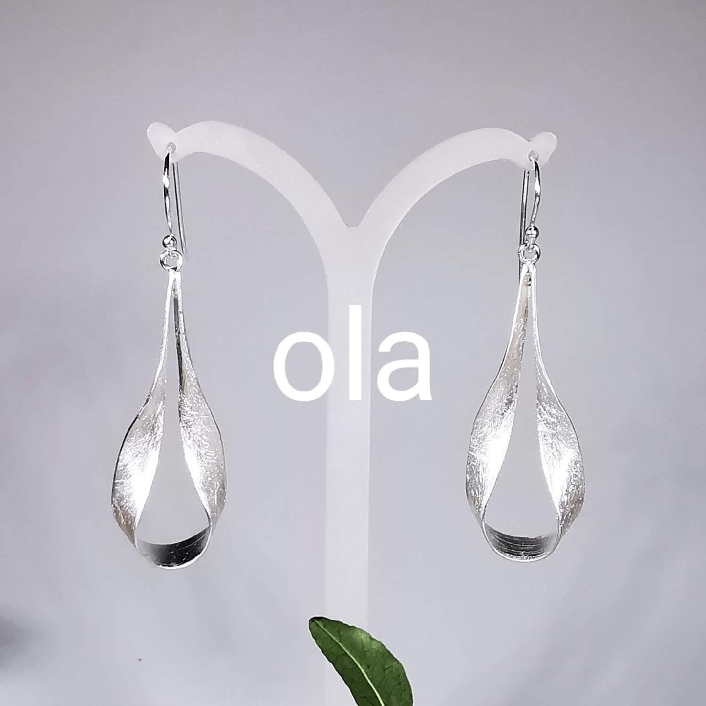 Ohrringe aus 925 Silber, Schleife