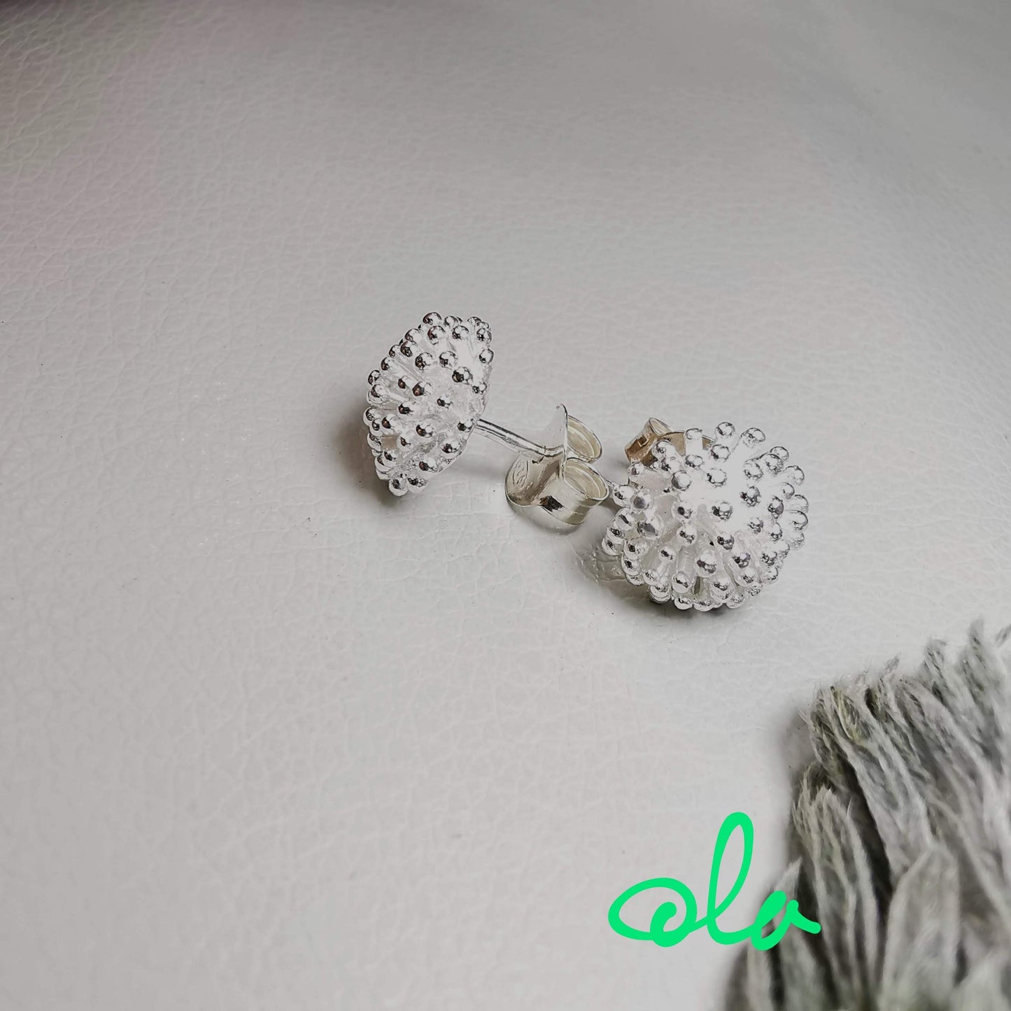 Ohrstecker aus 925 Silber Igel