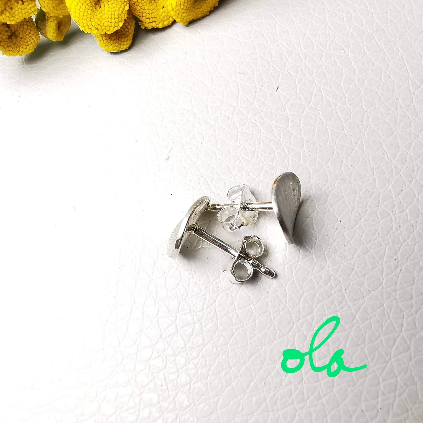 Ohrstecker aus 925 Silber ,rund