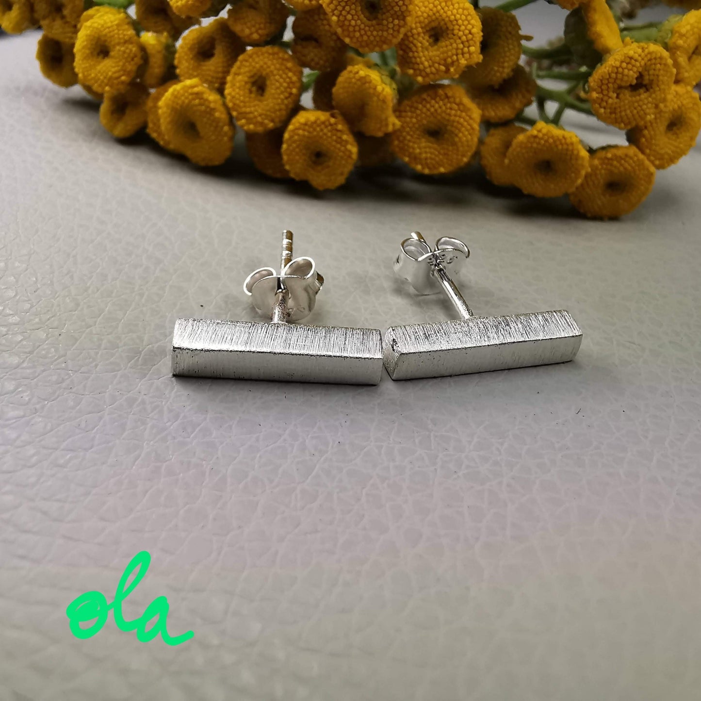 Ohrstecker aus 925 Silber Barre
