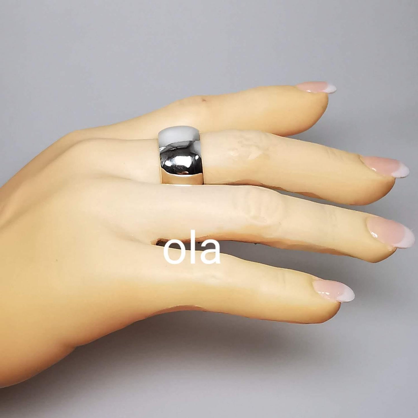 Breite Ring aus 925 Silber,schlicht