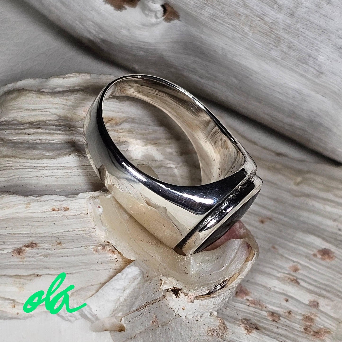 Onix Männer Ring 925 Silber