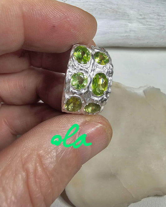 Ring Peridot Silber 925