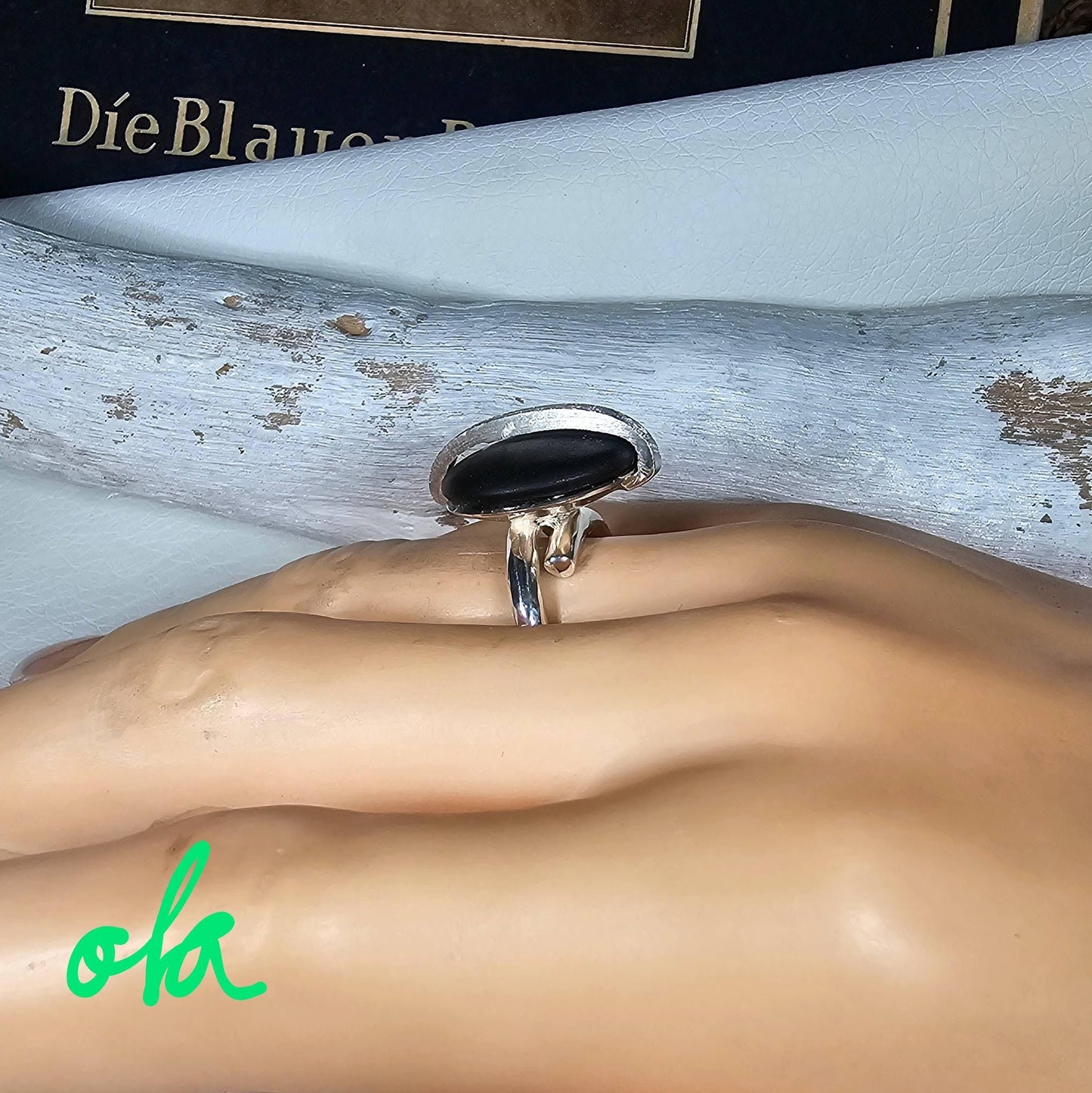 Onix Ring aus 925 Silber
