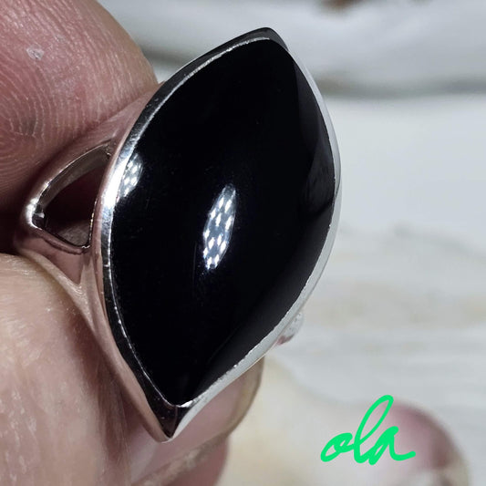 Onix Ring aus Silber 925