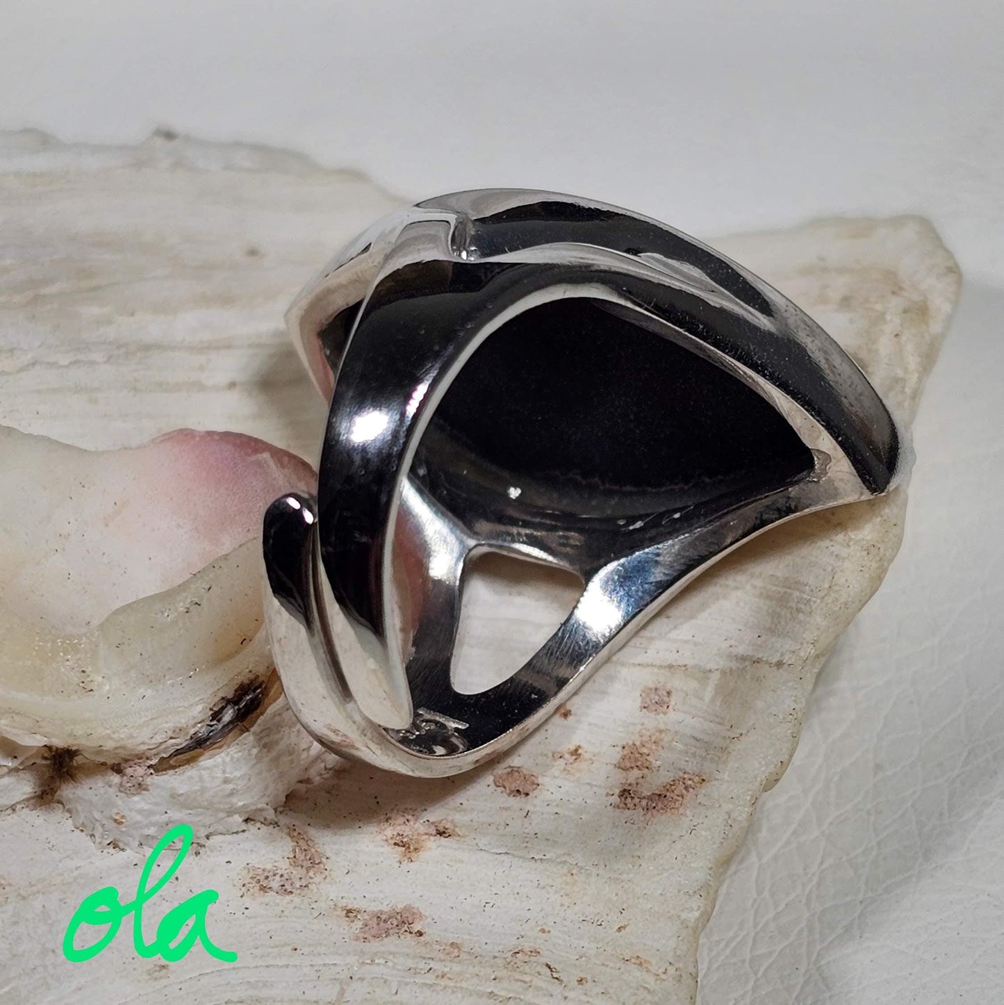 Onix Ring aus Silber 925