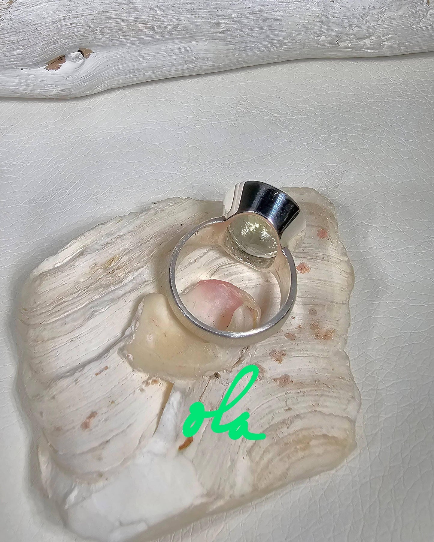 Prasiolith Ring Silber 925