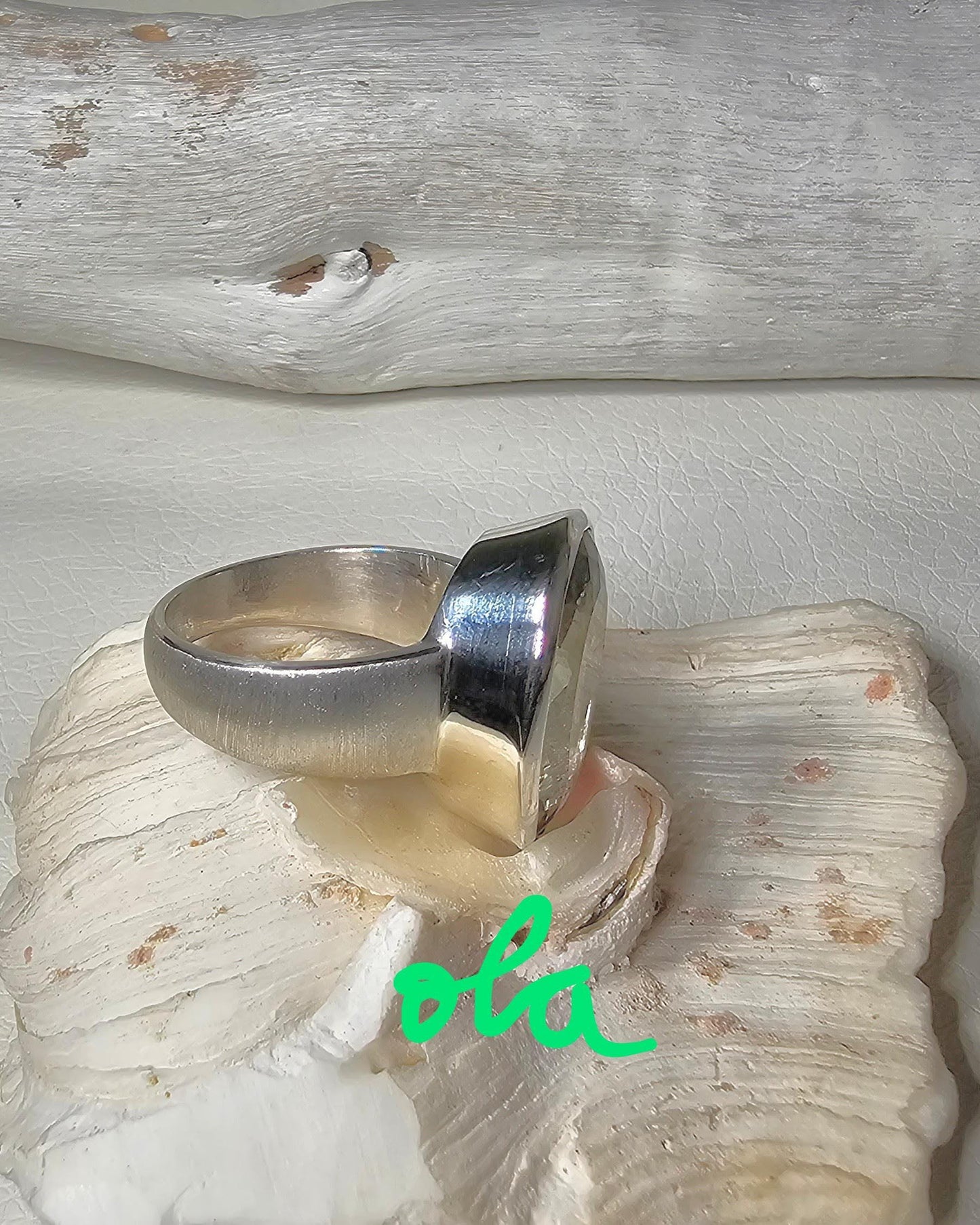Prasiolith Ring Silber 925