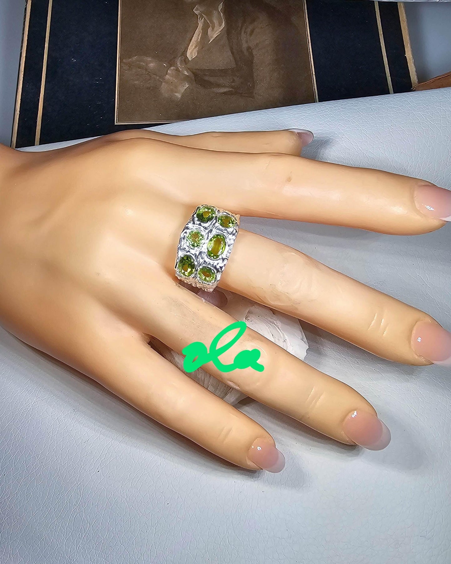 Ring Peridot Silber 925